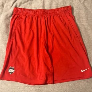 Nike UCONN Athletic Shorts Red